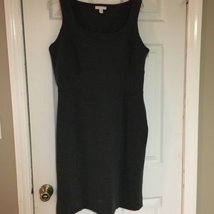 Grey Sleeveless Stretch Dress